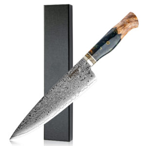 Hakuba 白馬  8" Damascus Steel Gyuto Chef Knife 牛刀