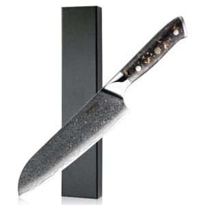 Asuka 飛鳥 7″ Damascus Steel Santoku Knife 三徳包丁