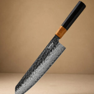 Dark Grain 9.5" Damascus Steel Kiritsuke Knife