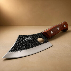 Kiba 5.8" Butcher Knife with Leather Sheath