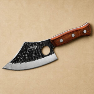 Kiba 5.8" Butcher Knife with Leather Sheath