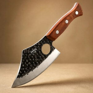 Kiba 5.8" Butcher Knife with Leather Sheath