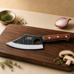Kiba 5.8" Butcher Knife with Leather Sheath
