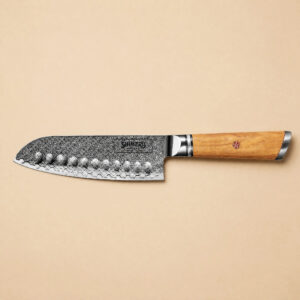 Sendai 7" Damascus Steel Santoku Knife