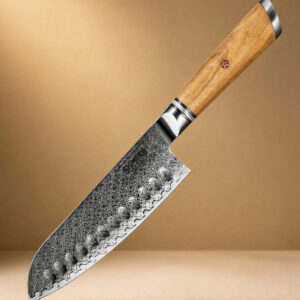 Sendai 7" Damascus Steel Santoku Knife
