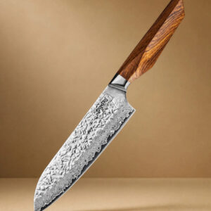 Shikoku 7" Damascus Steel Kengata Santoku
