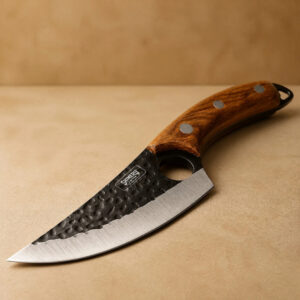 Tetsuya 5.7" Butcher Knife with Leather Sheath