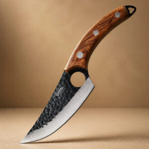 Tetsuya 5.7" Butcher Knife with Leather Sheath