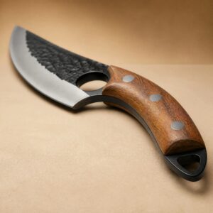 Tetsuya 5.7" Butcher Knife with Leather Sheath