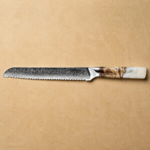 Tokachi 8" Damascus Steel Bread Knife